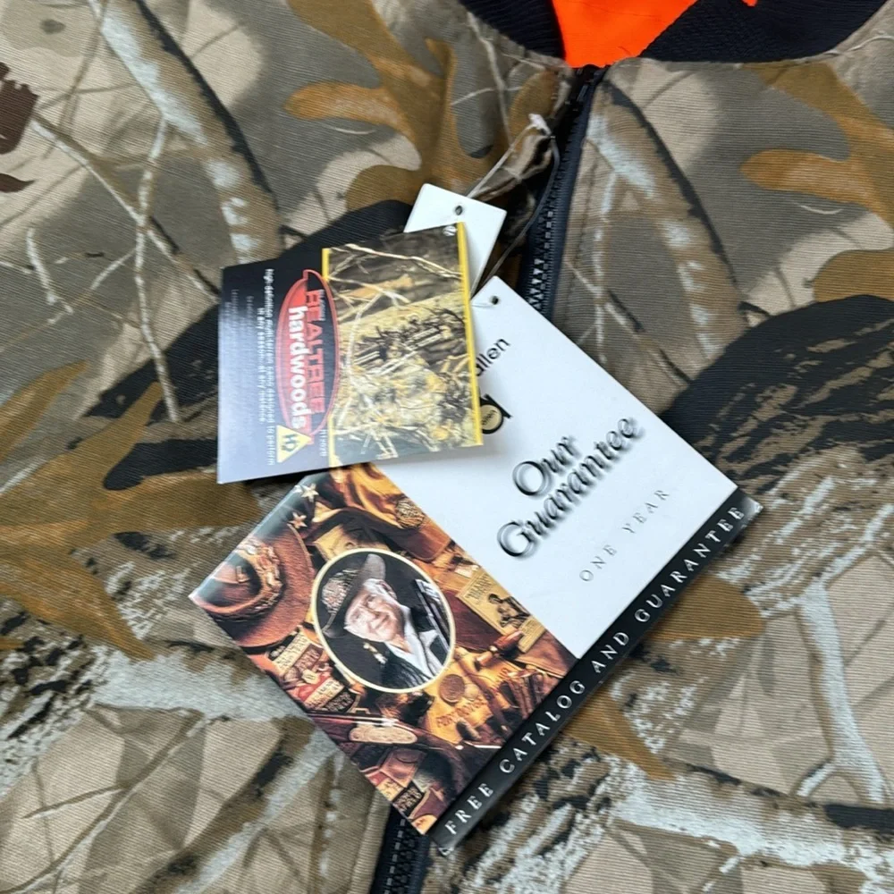 Bob Allen Realtree Hardwoods Camouflage Hunting Reversible Vest SIZE 2XL